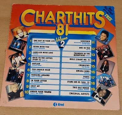 CHART HITS 81 Vol.2 'VARIOUS ARTISTS' 12  Vinyl LP Album K-tel Records NE1142  • £5.99