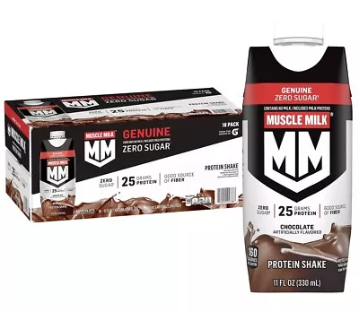 Muscle Milk Genuine Protein Shake Chocolate 11 Fl Oz 18-pack • $36.99