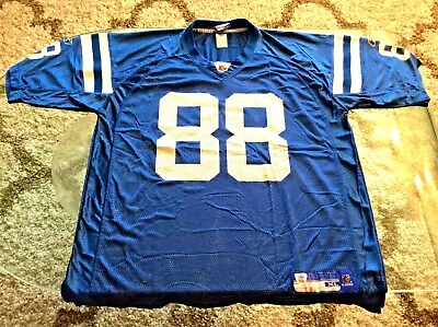 Indianapolis Colts Marvin Harrison Blue Jersey Adult Extra Large XL Reebok • $22.49