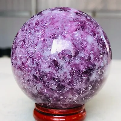 209g Natural Purple Mica Quartz Crystal Sphere Reiki Mineral Healing K914 • $0.64