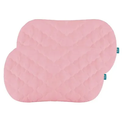 Oval/Hourglass Waterproof Soft Bassinet Mattress Pad Cover 2 Pack Pink 31 X18  • $16.99