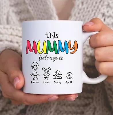 Mothers Day Mug Personalised Mothers Day Gift - Custom Mug For Mum Nanna Grandma • $24.50