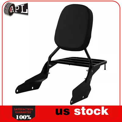 Rack Backrest Sissy Bar W/ Luggage For Honda Magna VF750 94-03 VF250 95-06 • $56.99