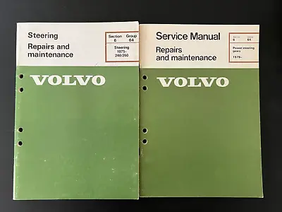 1975-1984 Volvo 240 260 Steering And Power Steering Service Manual • $39.95