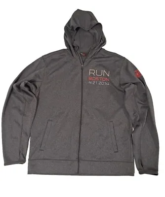 The North Face Run Boston Zip Up Hoodie 2014 Gray Large • $17
