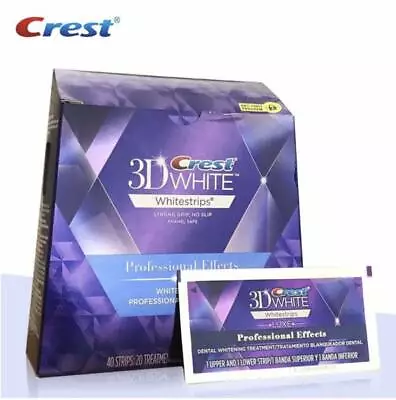 $33 • Buy Crest 3D Whitestrips Professional Effects Teeth Whitening Strips FULL BOX 