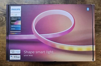 $110 • Buy Philips Hue White & Color Ambiance Gradient LightStrip 2M - Bluetooth & WiFi APP