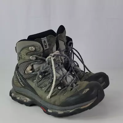 Salomon Quest 4D GTX Gore-Tex Waterproof Women's Hiking Boots Size 6 • £34.06