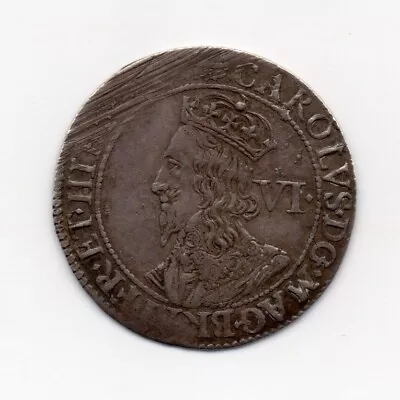 £695 • Buy Charles I Sixpence, Briot Issue