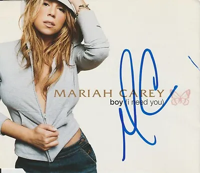 $89.99 • Buy Mariah Carey Signed Boy (I Need You) Import Cd Single