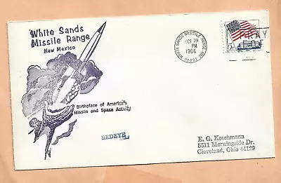 Redeye Launch Oct 21966 White Sands Missile Range  Space Cover Nasa • $4.50