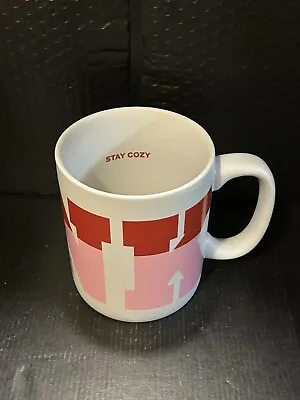 Victoria's Secret PINK X-Large Ceramic Mug Cup 29.76oz White Stay Cozy • $9.99