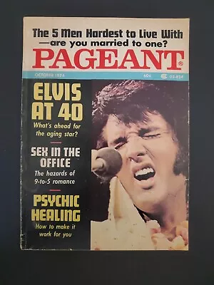 Pageant Magazine October 1974 Elvis Presley 02-824 Woman Magazine • $17.95