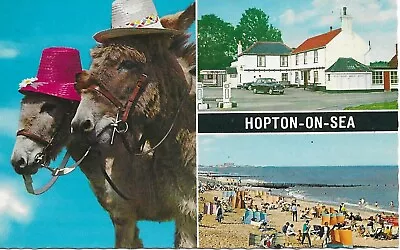 Hopton-on-Sea | Norfolk | 1973 Postcard (750) • £3.99