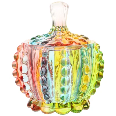 £26.29 • Buy Buffet Glass Candy Dish For Office Desk Colored Jar Candy Dish For Office Desk W