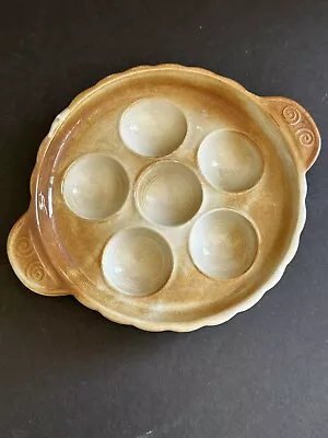 Friesland Melitta Germany Deviled Egg Escargot Mushroom Appetizer Plate • $12.50