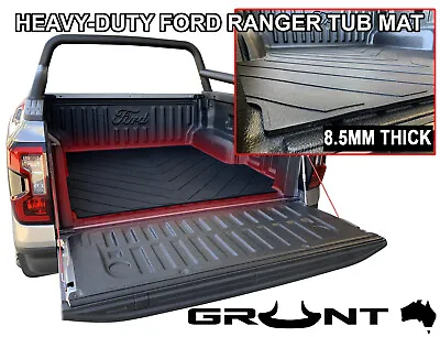 Grunt 4x4 Moulded Rubber Ute Mat Next Gen Ford Ranger XL XLS XLT Sport Wildtrak • $239