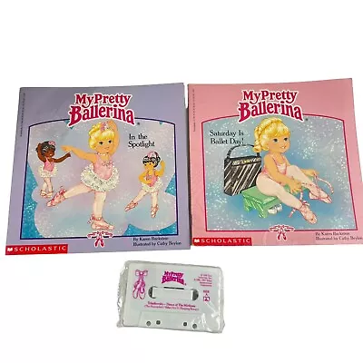 Vintage Scholastic My Pretty Ballerina Books & Cassette Ballet Dance Tchaikovsky • $11.69