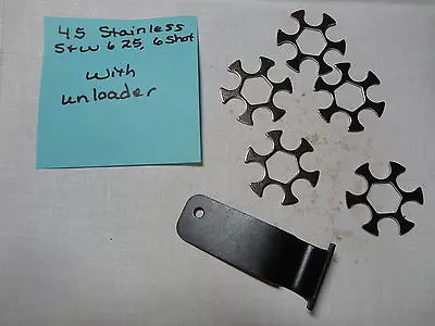 .45 ACP Full Moon Clips For S&W 625 RevolversGovernor New (5) Lot W Unloader • $19