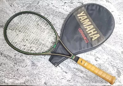 Yamaha Bronze 90 Ceramic Tennis Racket - 4 1/8  Grip 12oz 60lb Tension W/ Case • $31.97