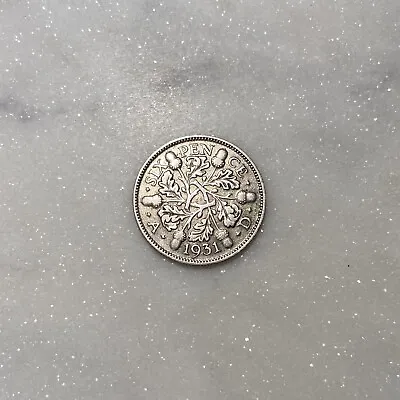 £5.99 • Buy 1931 King George V Lucky Sixpence Coin - SPINK # 4041 Silver .500 Ag Pre 1947
