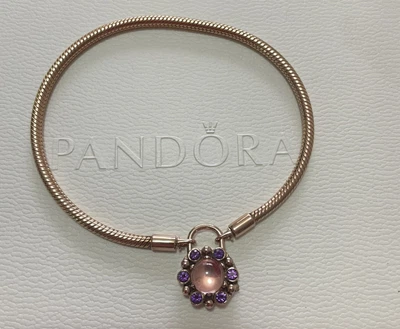 $140 • Buy Genuine Pandora Rose Gold Heraldic Bracelet 21cm-587635NPM