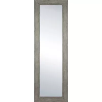 Rustic Grey Full-Length Rectangular Mirror 17x53 Inches Easy To Hang • $26.99