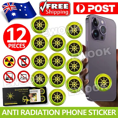 12PCS Anti Radiation Quantum Shield EMF Protection Neutraliser Chip Stickers Box • $6.85