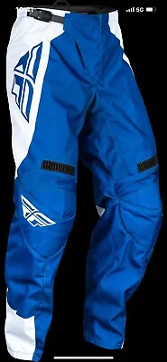 Fly Racing F-16 Adult Pants Riding Gear Size 32 New Blue/White Motocross • $49.99