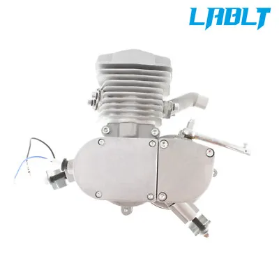 LABLT 80cc 2 Stroke Gas Engine Motor Silver For Motorized Motorised Bicycle • $70.68