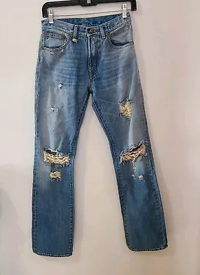 R13 Straight Jeans Women's Size 25 Made In ITALY Distressed  • $65.49