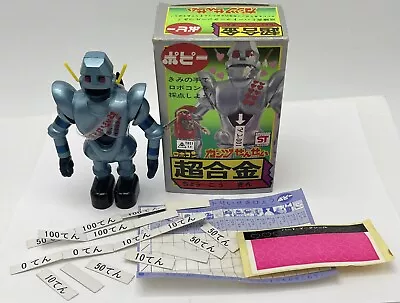 Vintage Popy Diecast Metal Gantsu Sensei Chogokin Toy Japan Ganbare Robocon • $224.95