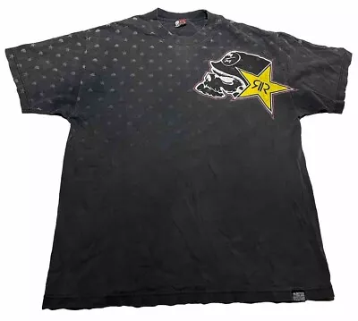 Y2K Rockstar Metal Mulisha Shirt Black Size XL Grunge AL3 • $25