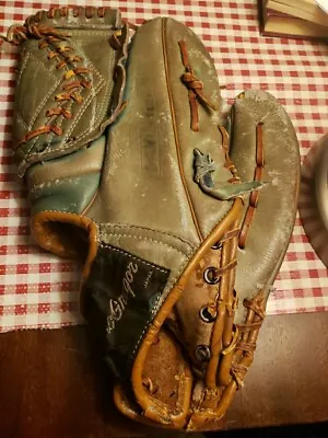 MacGregor 671B Vtg. Green Willie Mays Autograph Model RHT 12  Leather Glove • $9