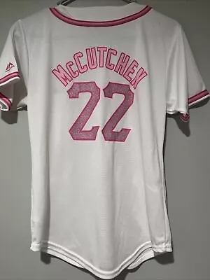 Majestic Fan Fashion Girls Large 14 Pittsburgh Pirates McCutchen Jersey Rare! • $19.99