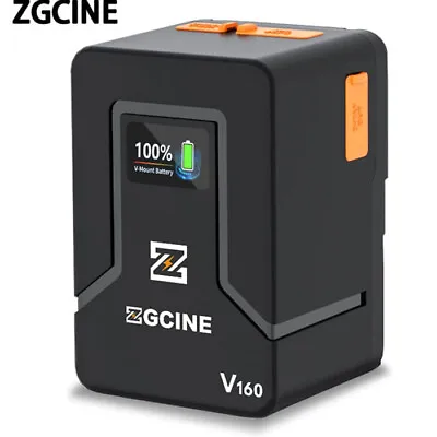 ZGCINE V160 9600mAh V-Mount Battery V-Lock For BMPCC Sony Camera DSLR /USB-C BP • $114