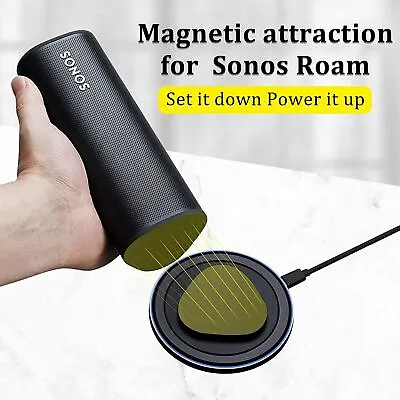 $25.91 • Buy Magnetic Wireless Charger Power Up Charging Dock Compatible With Sonos Roam