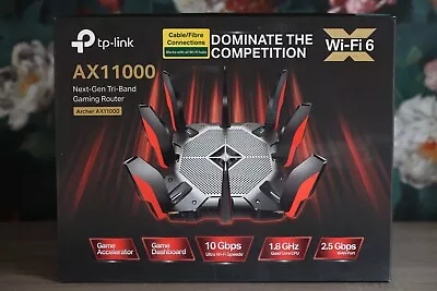 £120 • Buy TP-Link Next-Gen AX11000 12-Stream Tri-Band Wi-Fi 6 Gaming Router