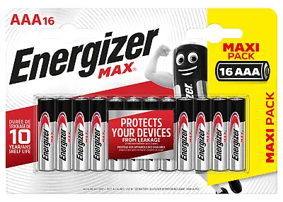 Energizer- Max Alkaline AAA Battery- 16 Count • $12.20