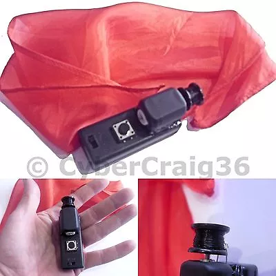 Flying Red Silk Flight Power Reel Stage Magic Trick Fly Up Scarf Electronic Prop • £14.95