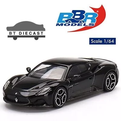 Bbr Models Maserati Mc20 1/64 Model Car Nero Enigma Black Bbrdie6402 • $20.99