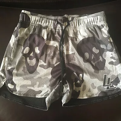 Lumber Legs Gym Shorts Grey Camo Size Small VG Condition Tags Attached • $24.95