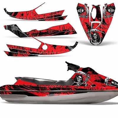 Decal Graphic Kit Jet Ski Wrap Jetski Bombardier Parts Sea-Doo GTS 92-97 REAP R • $440.36