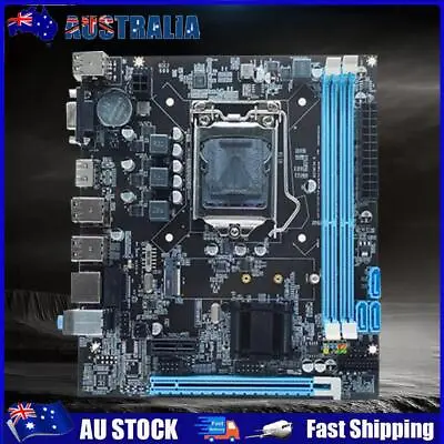 AU H61 Motherboard 16GB Micro-ATX Computer MainBoard Support 2 X DDR3 4 X SATA 2 • $38.99