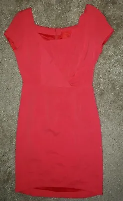 $42 • Buy Zac Posen Z Spoke Lord & Taylor Regal Red Sheath Dress Brand New Women Size 10