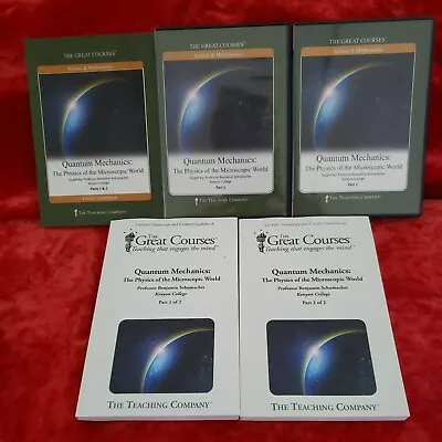 Great Courses Quantum Mechanics Pts 1& 2 Guidebook Transcripts • $24.99