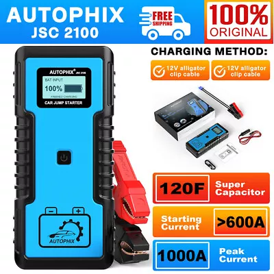 1000A Jump Starter Portable Car Battery Pack 12V Battery Charger Booster Jumper • $144.99