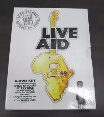 £26.55 • Buy New & Sealed Live Aid 1985 4-disc DVD Box Set, David Bowie Queen Run Dm + More
