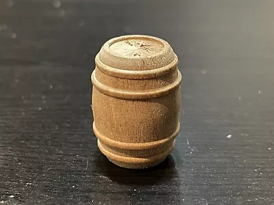 Wooden Barrel - Dollhouse Miniatures  • $2.95