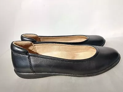 Naturalizer Black “Flexy” Comfortable Slip On Round Toe Ballet Flats Sz 8 M • $19.99